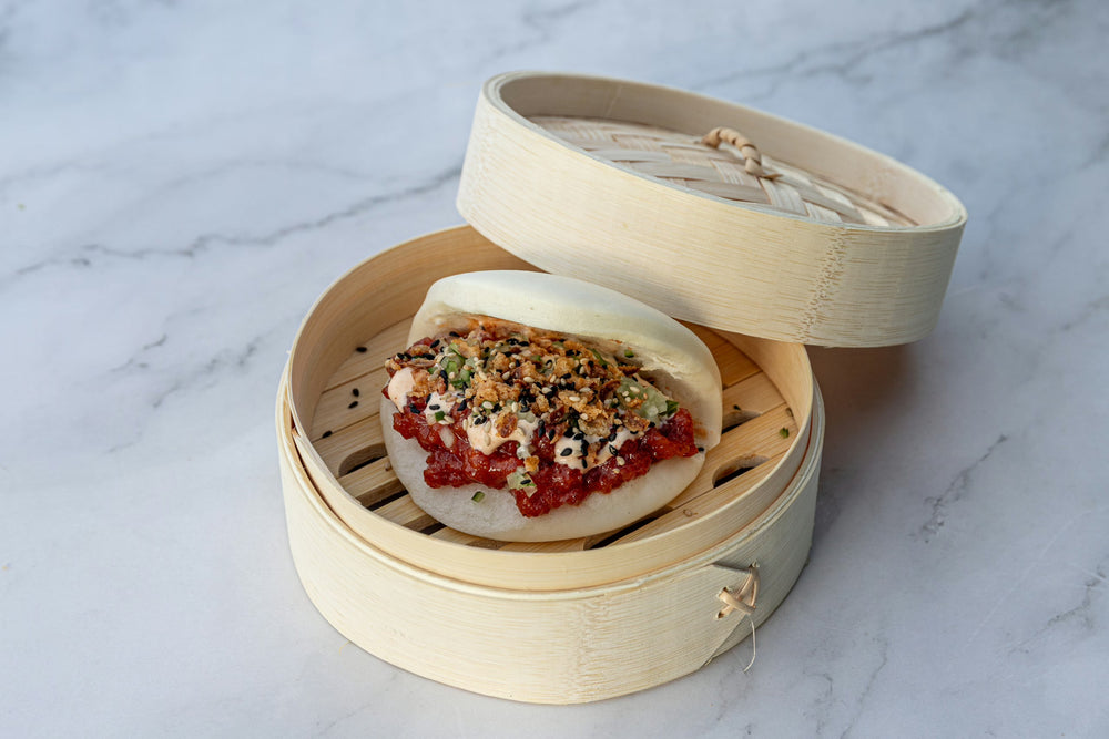 Pan bao Atún picante (1 ud)