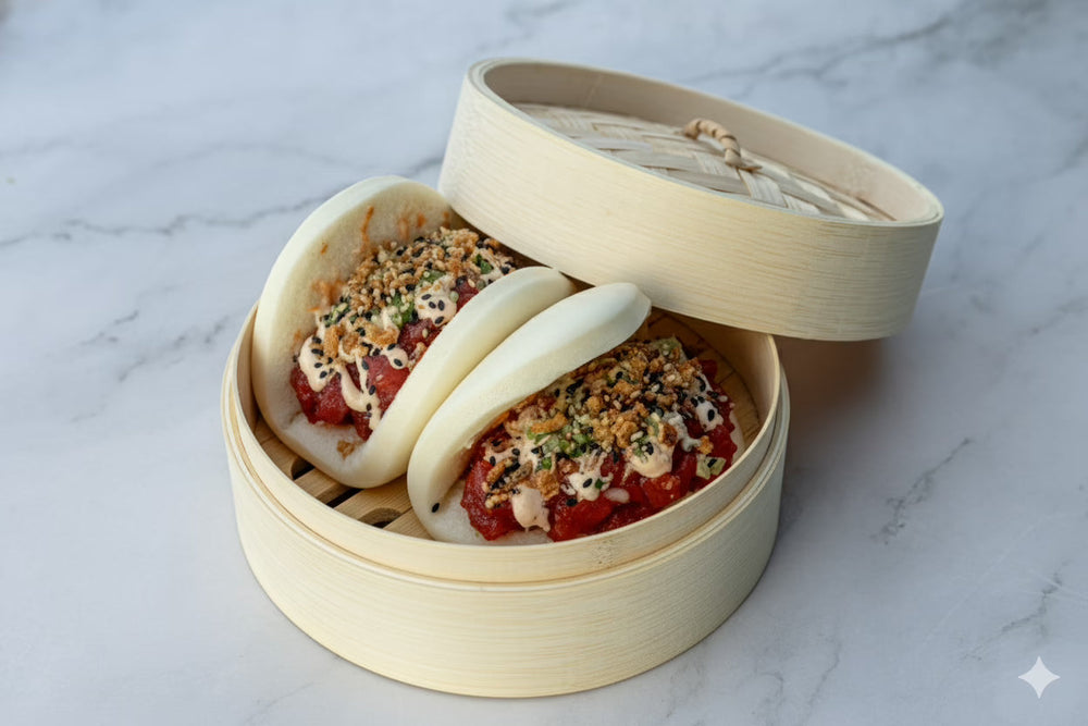 Pan bao Atún Picante (2 uds)