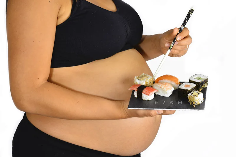 Sushi embarazo