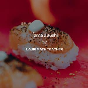 Menú <br> Lauri Math Teacher<br> (2 personas)